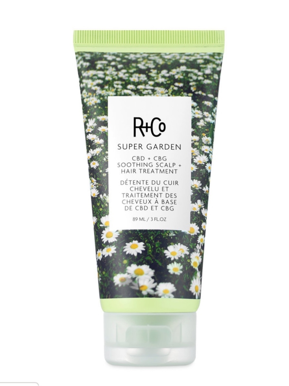 R+Co Super Garden Soothing Scalp & Hair Treatment - Green, White